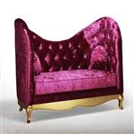 General for store1 Purple/Gold Cleo Velour Lounger
